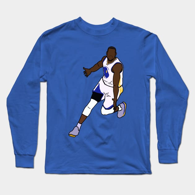 Andre Iguodala Dunk Celebration - NBA Golden State Warriors Long Sleeve T-Shirt by xavierjfong